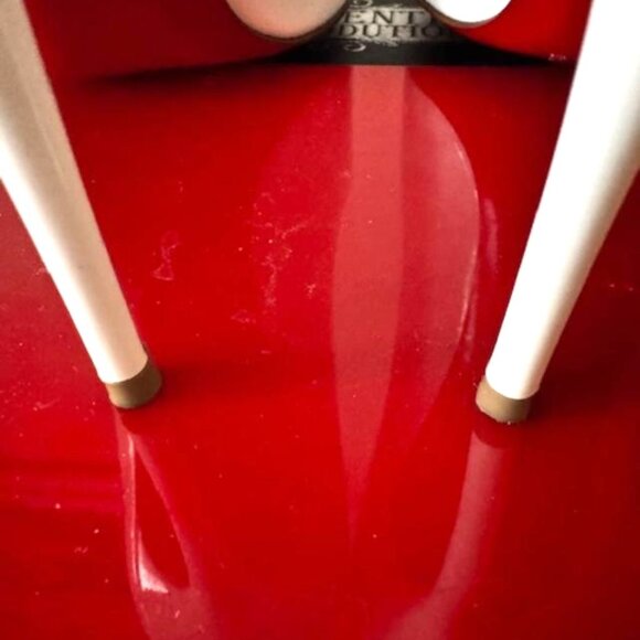 Christian Louboutin Hot Chick Scallop Pointed Toe 100mm Pump Patent Calf Leather - Picture 9 of 14